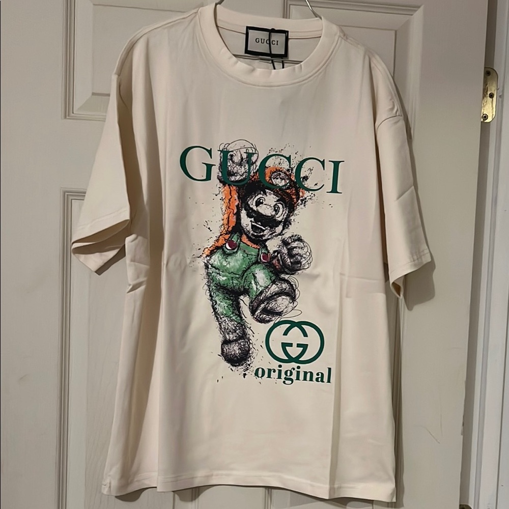 Gucci Cream Graphic T-Shirt